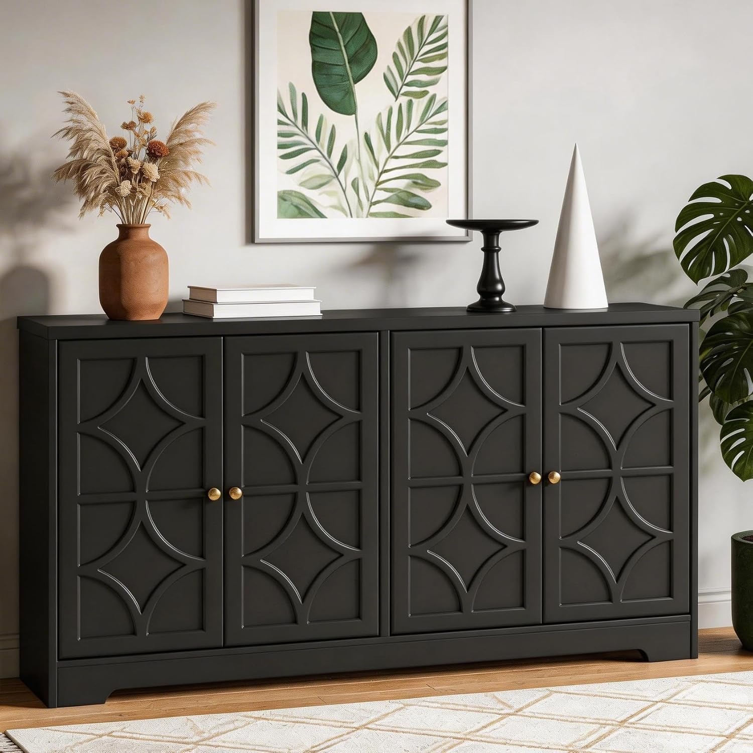 Tables - Sideboard Buffet Cabinet with Storage, 56