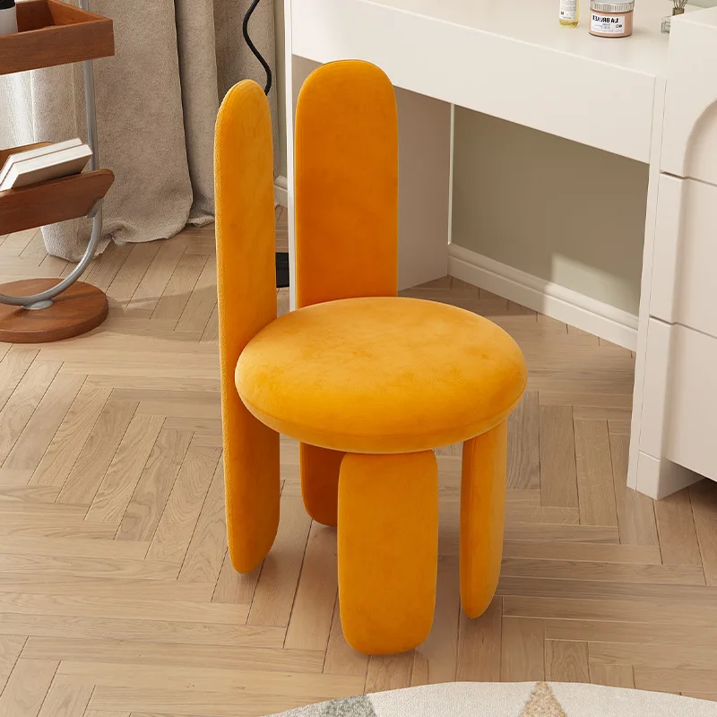 Bedroom Furniture - Light luxury women's bedroom dressing chair,