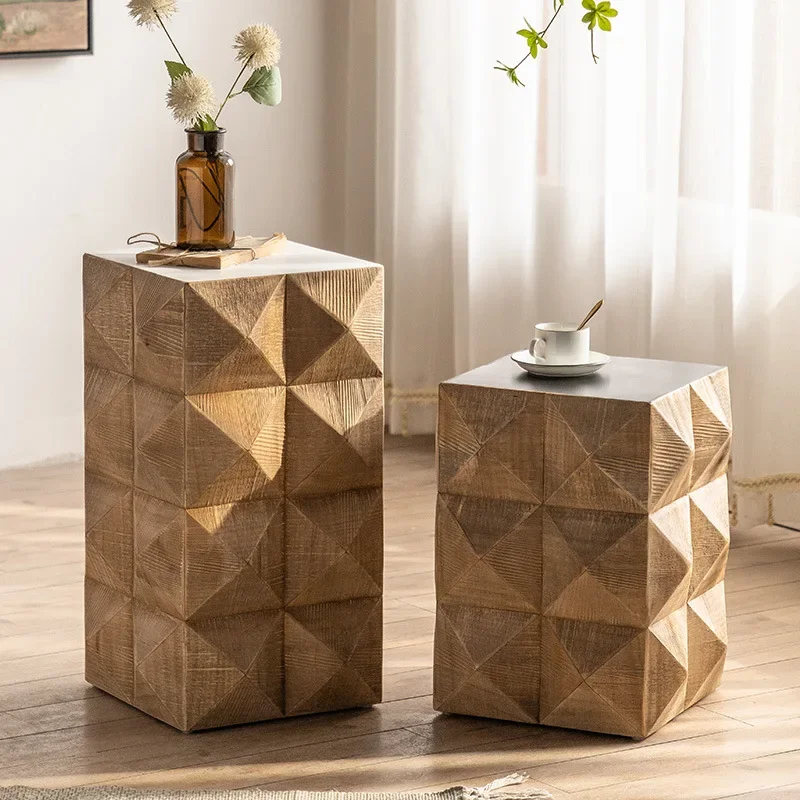 Modern Nightstand Bedside Tabl - Solid Wood Nightstand 2 Drawers 评论和价格