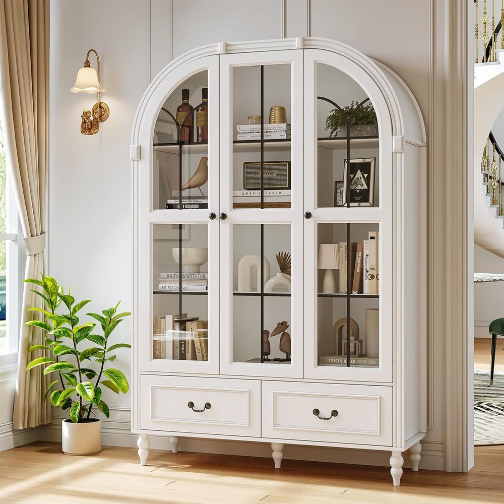 70.8'' Tall Arched Kitchen Pan - Storage 评论和价格