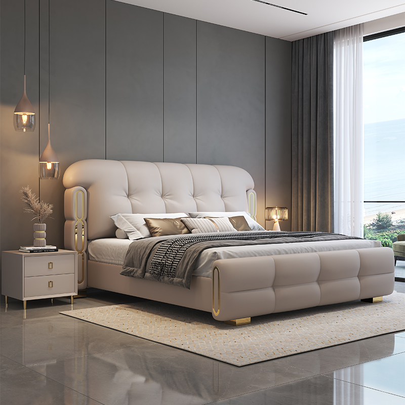 Modern Luxury Wooden Bedroom F - King Size Bed Frame With Storage Drawers 评论和价格