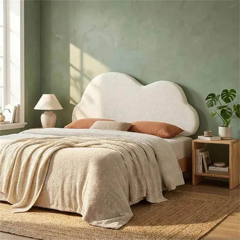 Creative Cloud Shape Bed Headb - Headboard Cushion Backrest Tatami 评论和价格