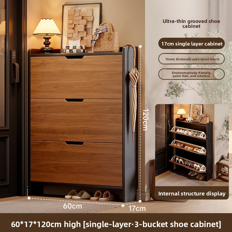 Ultra Slim Flip Top Narrow Sho - Shoe Rack Cabinet Narrow Entryway 评论和价格