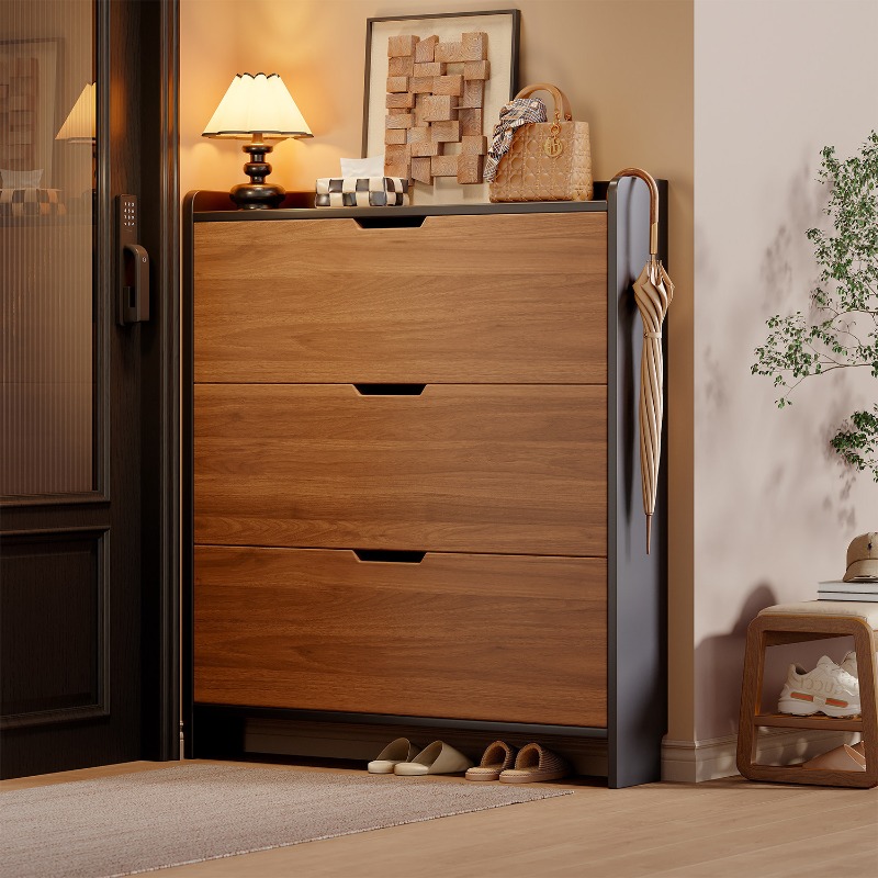 Ultra Slim Flip Top Narrow Sho - Shoe Rack Cabinet Narrow Entryway 评论和价格