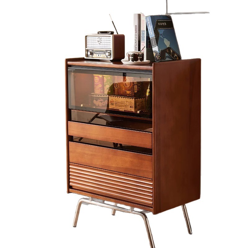 Solid wood chest Nordic, retro - Storage 评论和价格