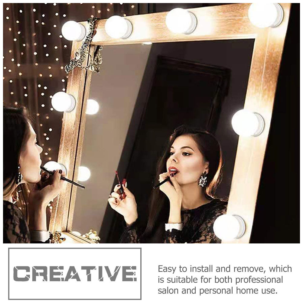 1Set LED Makeup Mirror Front L - Dressing Table Vanity With Lighted Mirror 评论和价格
