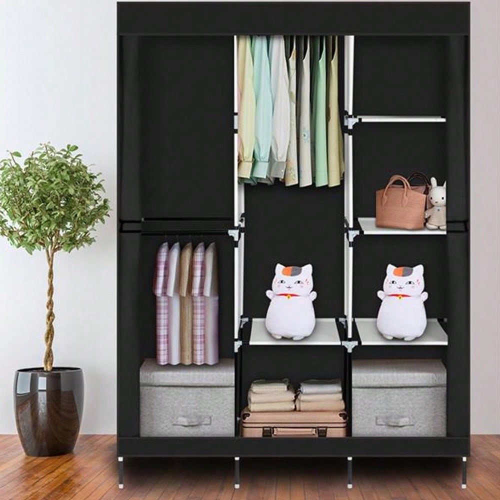 71 Inch Portable Closet Wardro - Wardrobe Closet Portable Fabric Cover 评论和价格