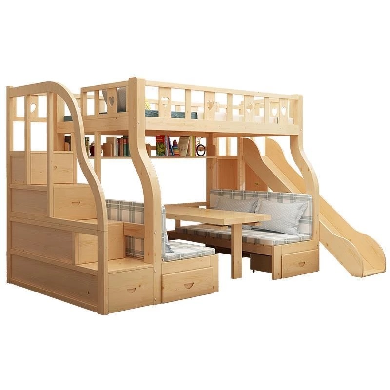 -ForMultifunction Bunk Bed Sol - Bunk Bed With Stairs And Slide 评论和价格