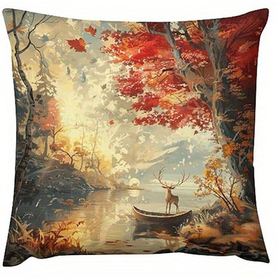 Home Decor Deer by Lake Sunset - Sofas 评论和价格