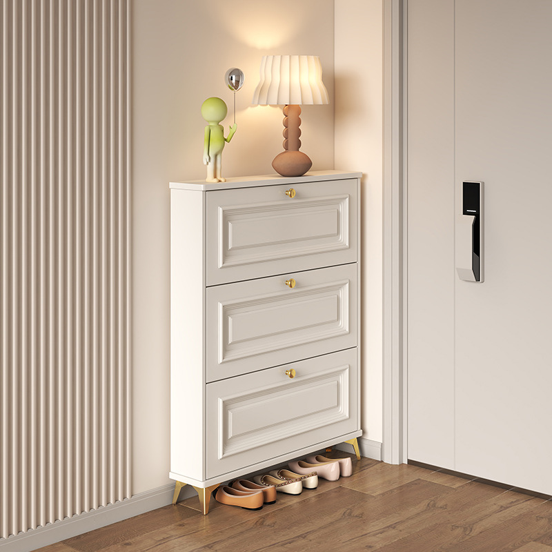 French Entryway Shoe Cabinet - - Shoe Rack Cabinet Narrow Entryway 评论和价格