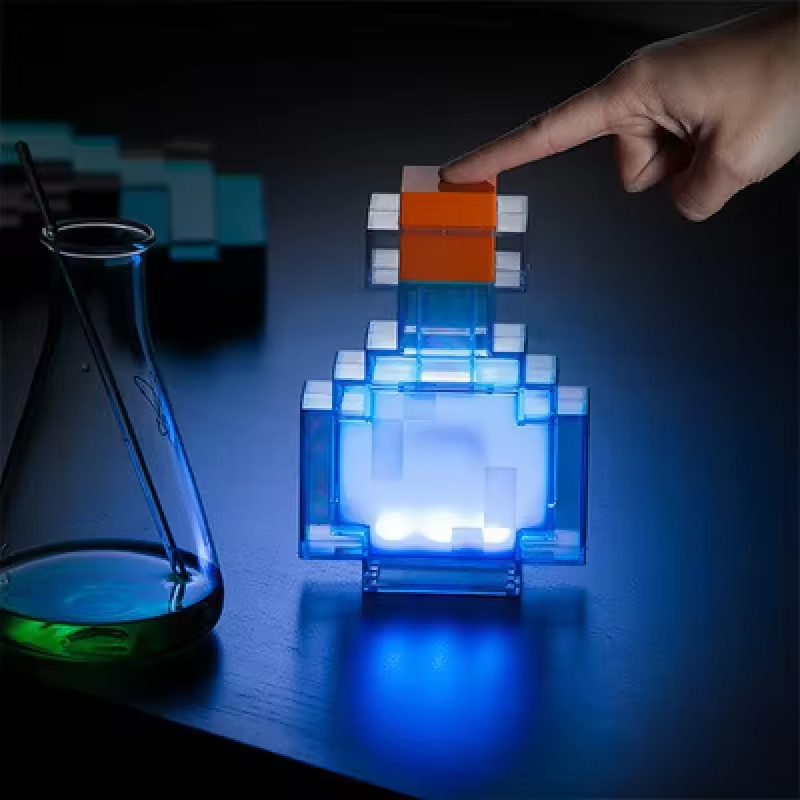 MC Game Potion Bottle Night Li - Floating Nightstand With Led Light 评论和价格